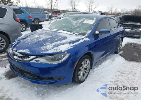 2015 Chrysler 200 S из США, поврежденный, VIN 1C3CCCBBXFN698749